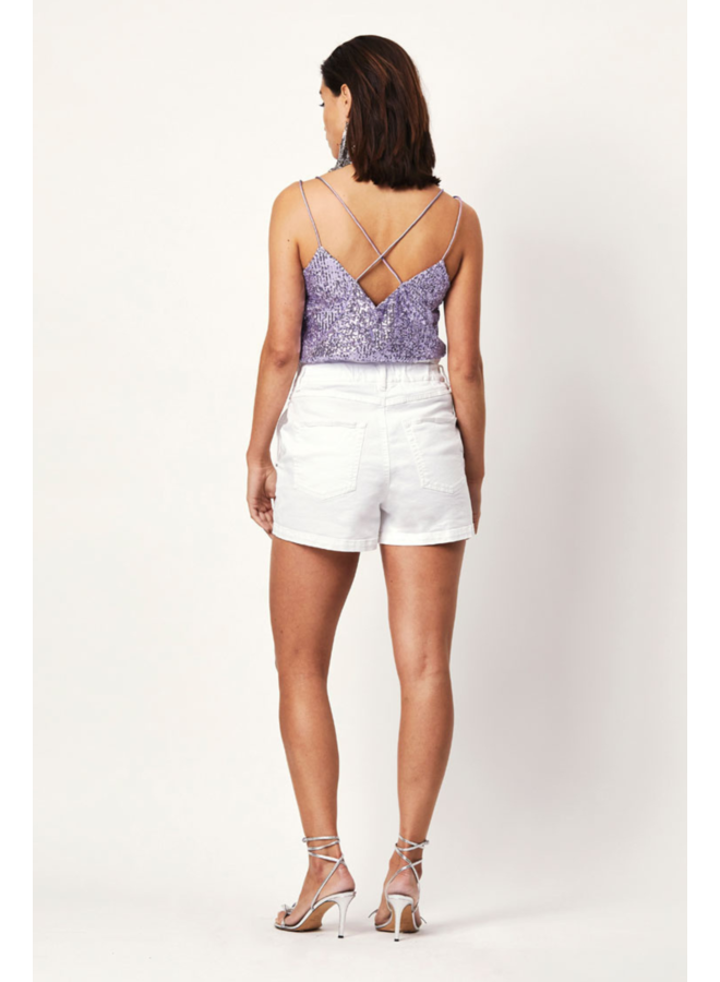 Sequins Singlet - Amethyst