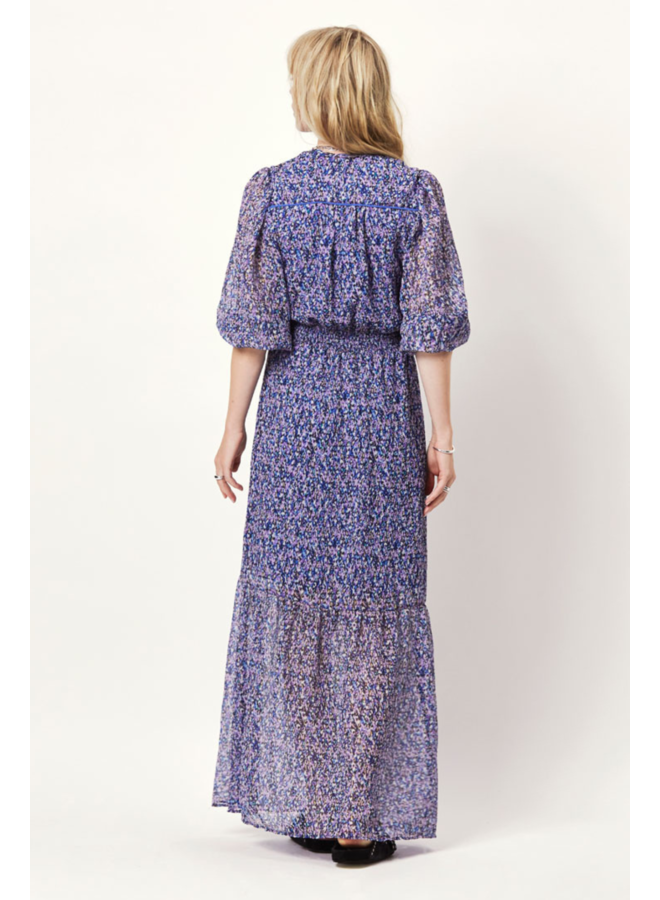 Peony Maxi Print Dress - Multicolour