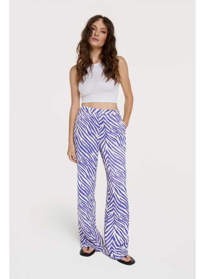 Zebra Pants - Purple