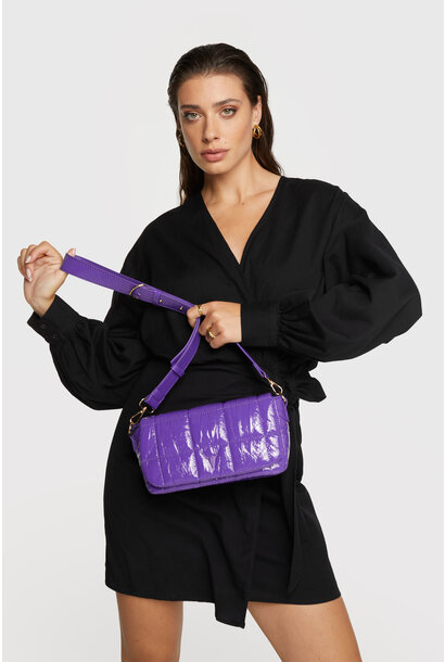 Shiny Crincle Bag - Purple