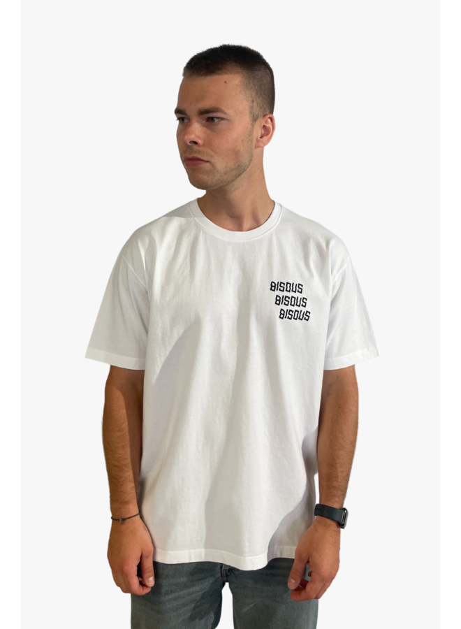 Bisous x3 T-shirt - White