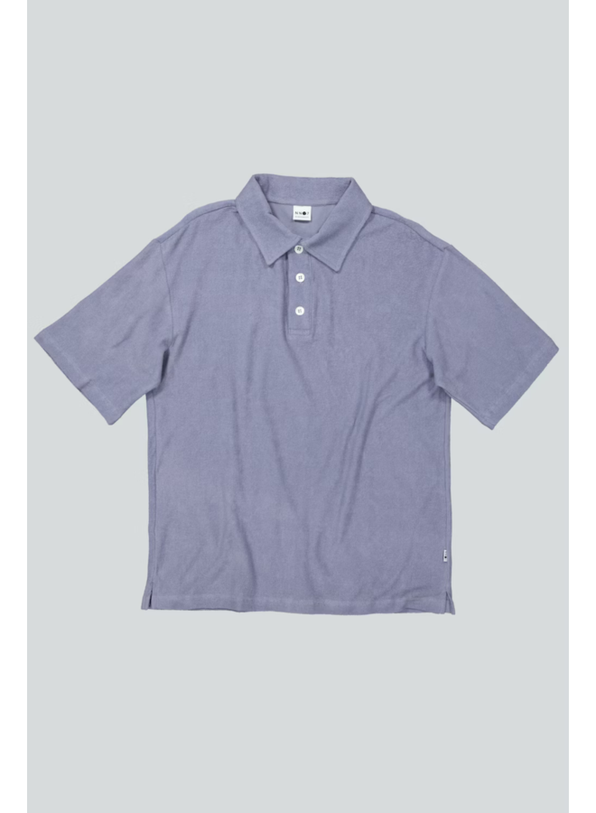 Soft Summer Polo - Stone Blue