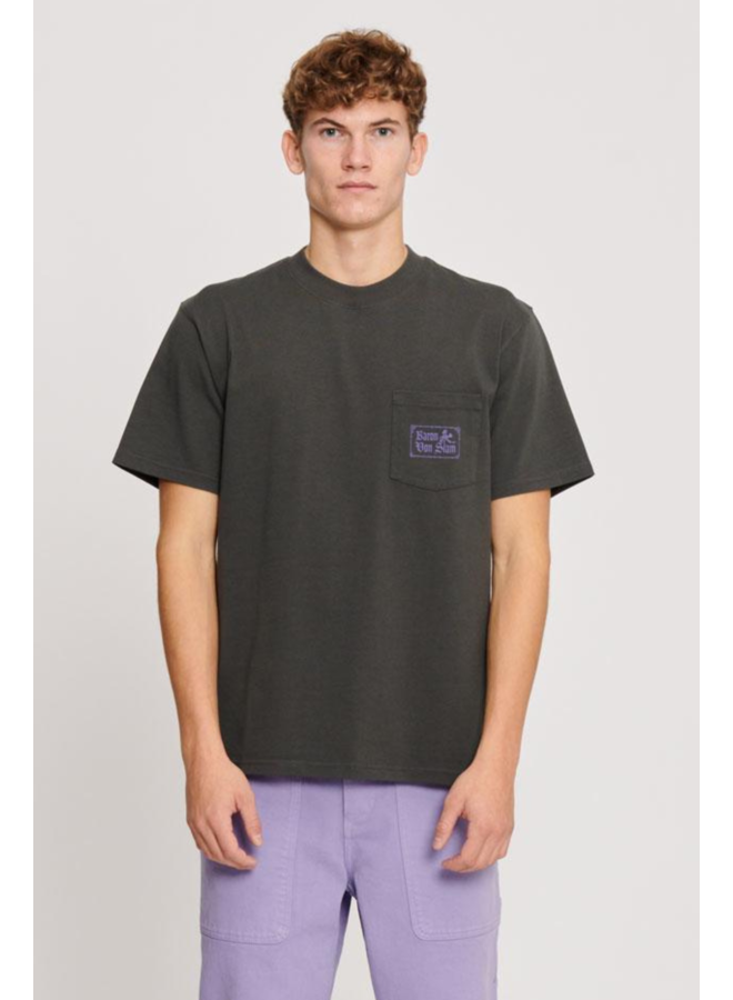 Baron Pocket T-shirt - Charcoal