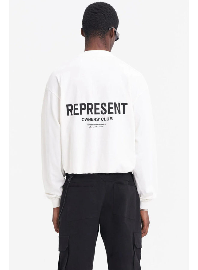 Owners Club Longsleeve T-shirt - Flat White