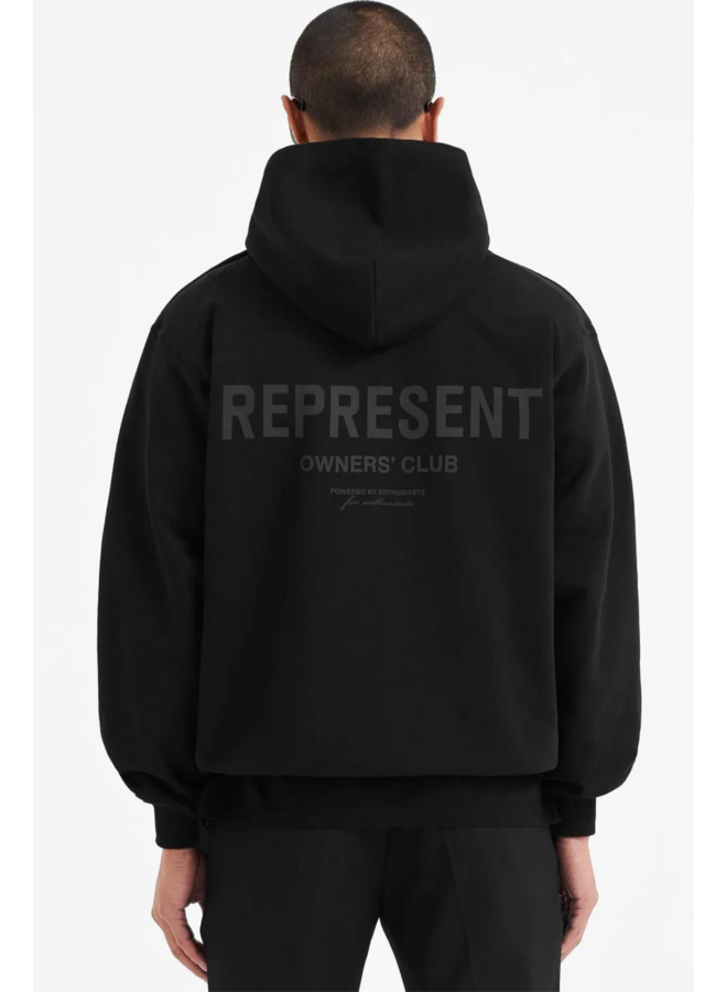 Owners Club Hoodie - Black Reflective