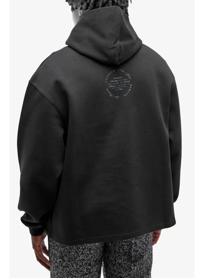 Season Tour Relaxed Hoodie - Jet Black