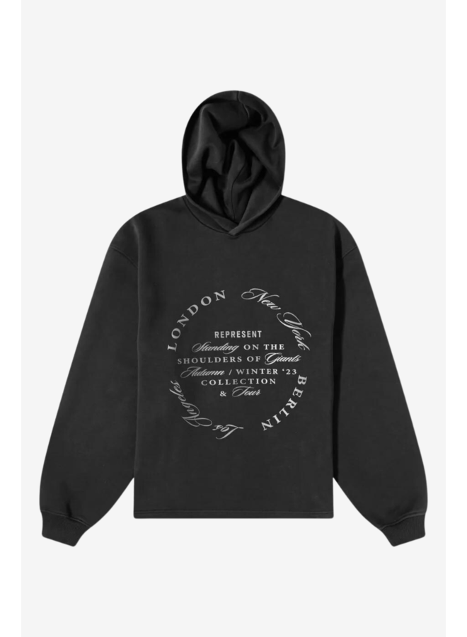 Season Tour Relaxed Hoodie - Jet Black