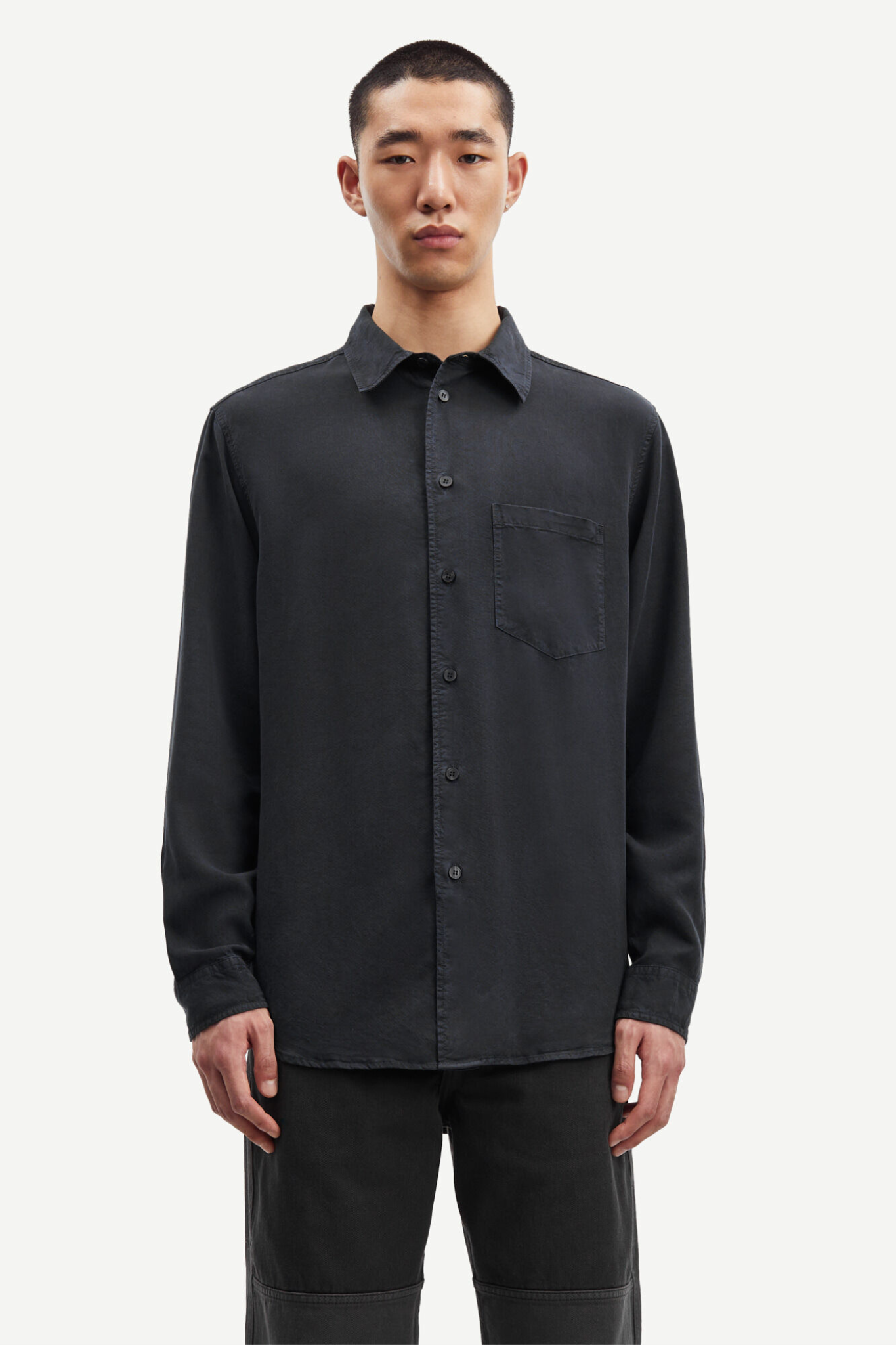 Damon P Shirt - Black-1