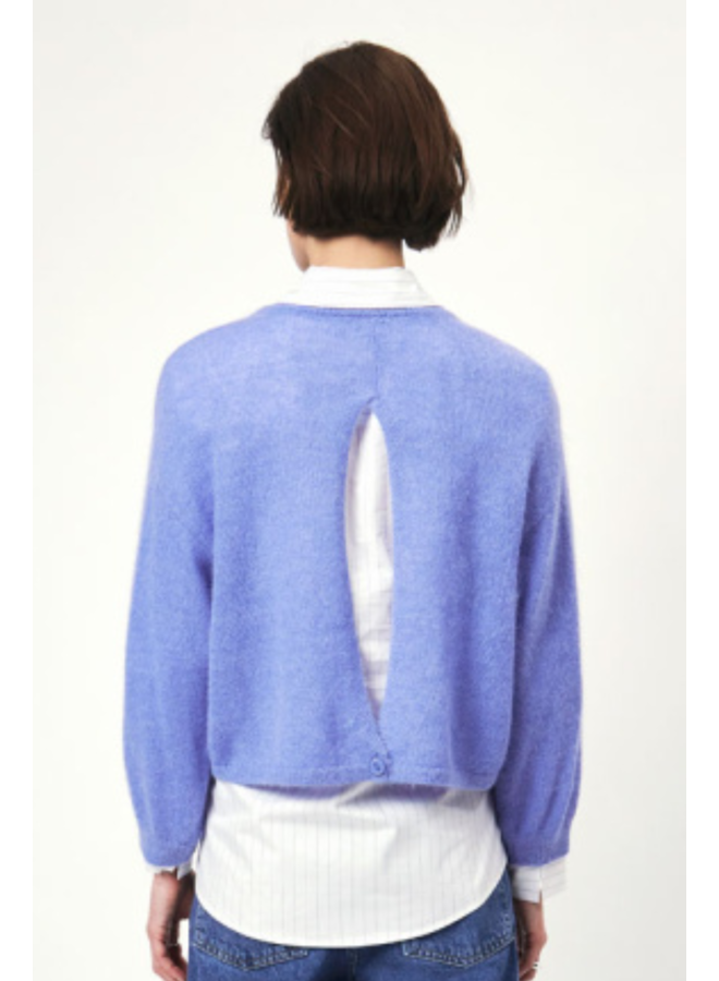 Ullysa Open Back Sweater - Blossom Blue