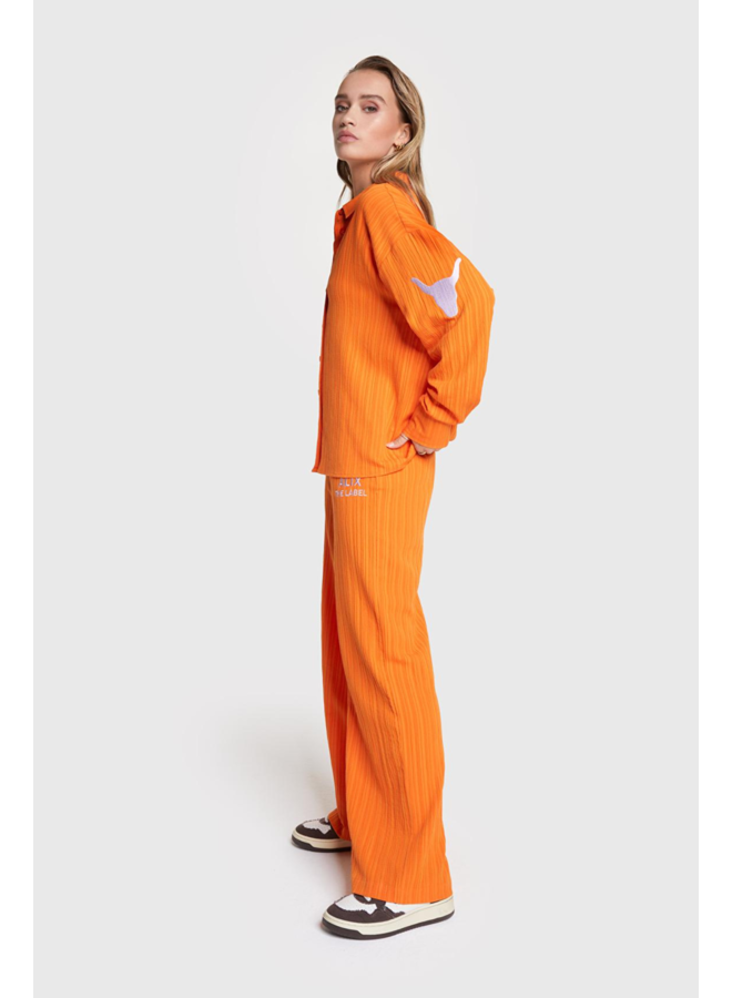 Crinkle Blouse - Fresh Orange