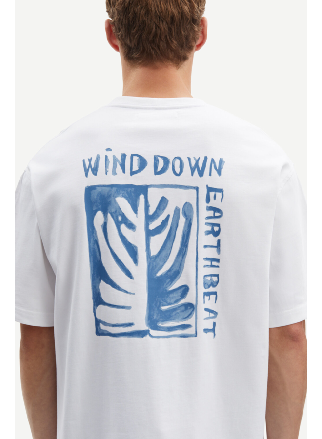 Sawind Uni T-shirt - White Earth Beat