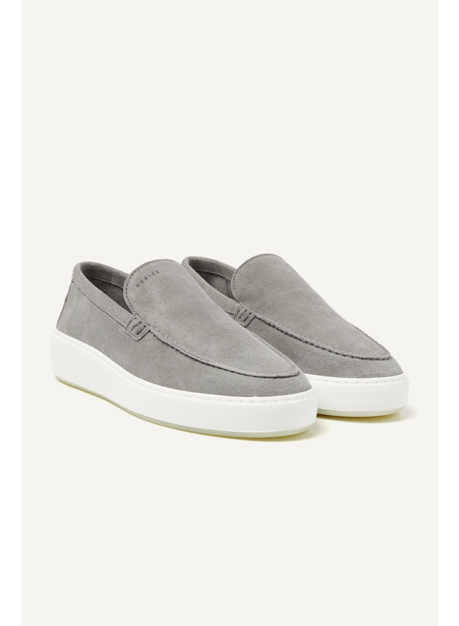Jiro Mio Loafers - Grey Suede