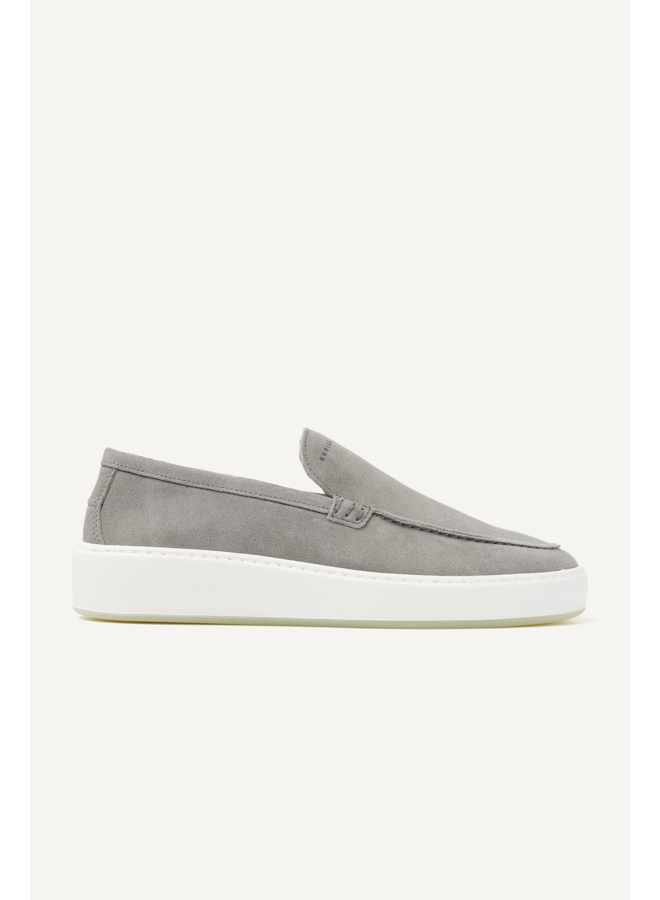 Jiro Mio Loafers - Grey Suede