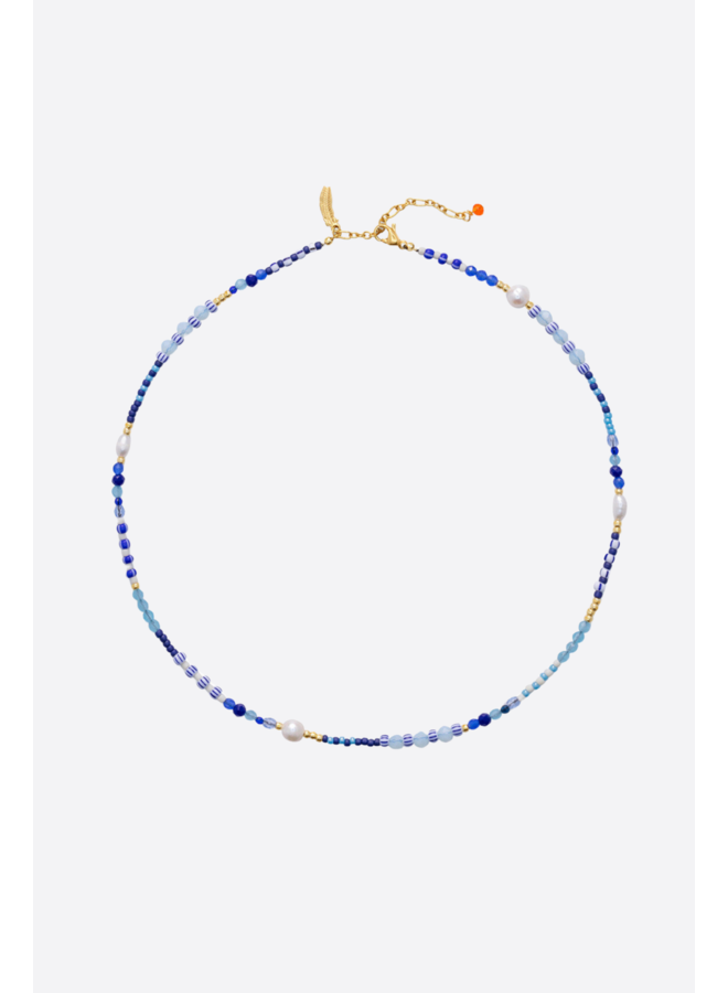 K34 Hula Necklace Blue