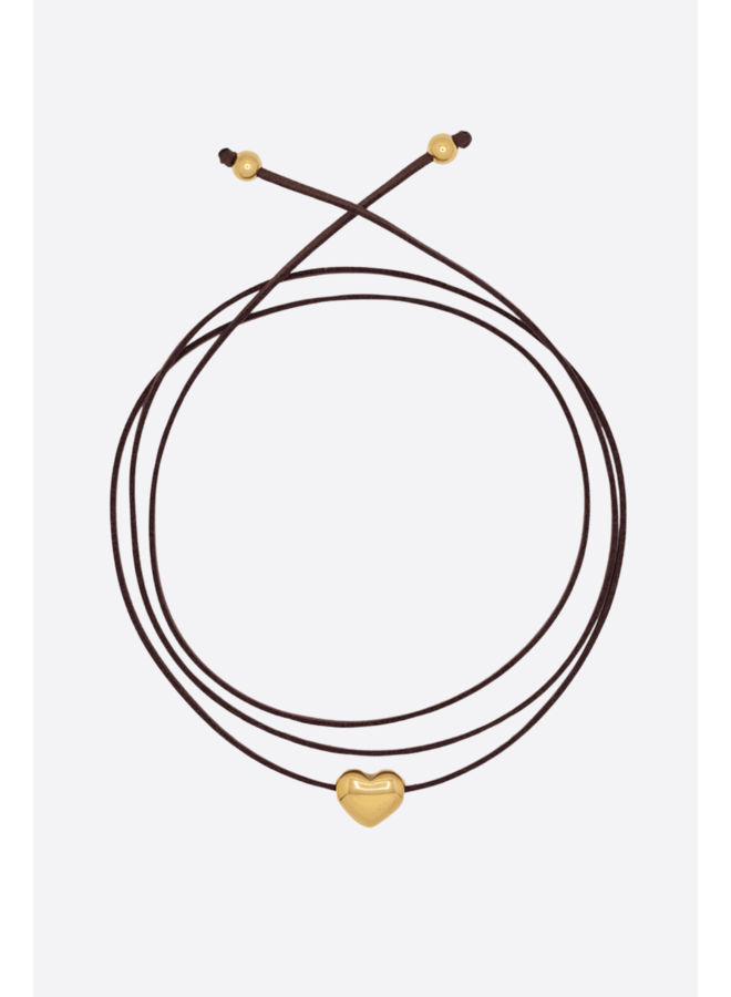 K40 Surf Heart Necklace