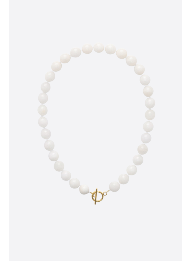 K42 White Wave Necklace