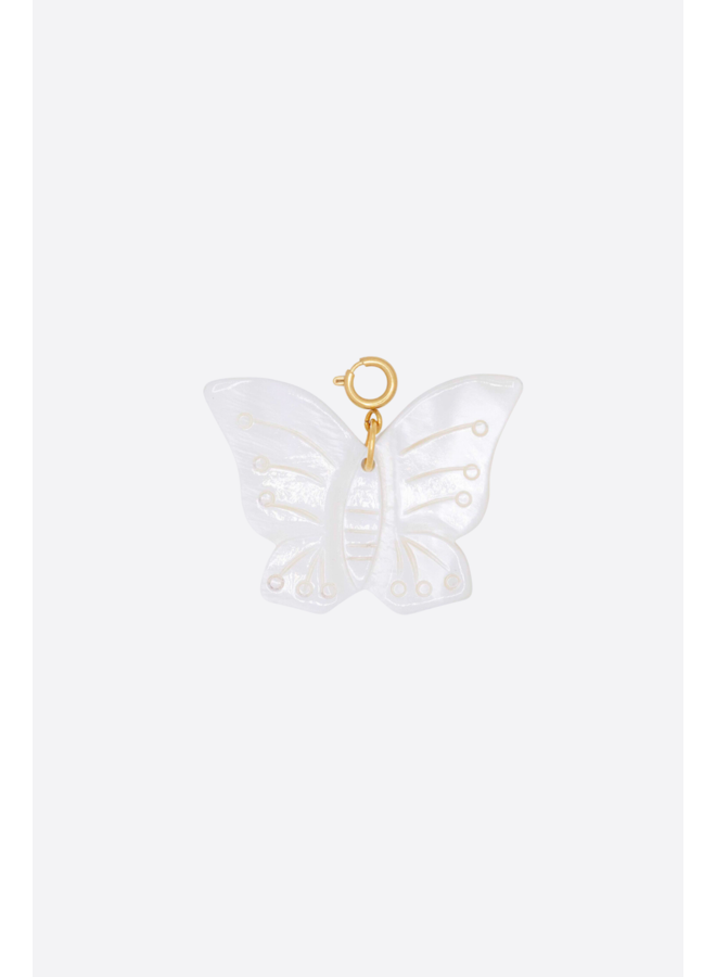 C14 Butterfly Shell Charm