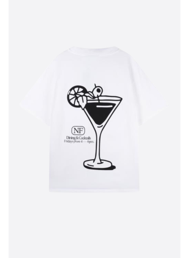Dining & Cocktails T-shirt - White