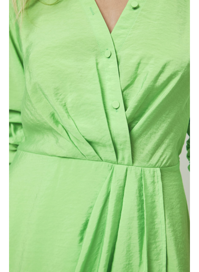 Suka Midi Dress - Green Flare