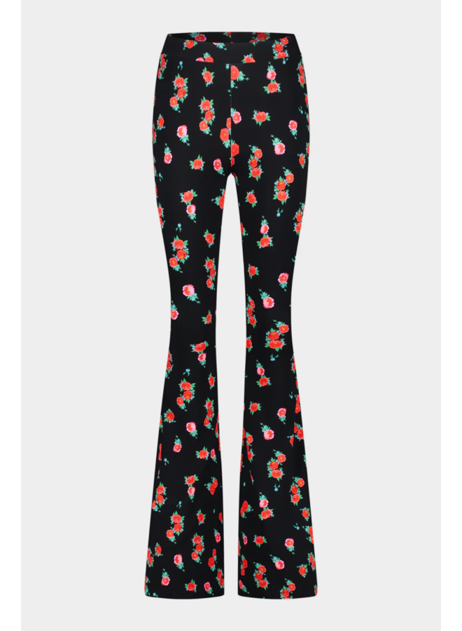 Violetta Flared Leggings - Black