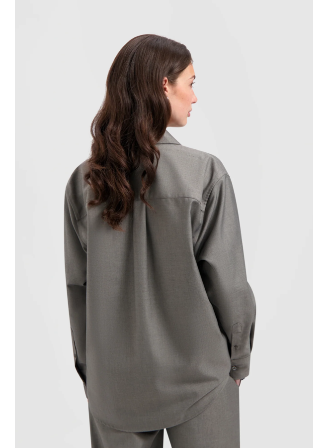 Drapey Shirt - Grey