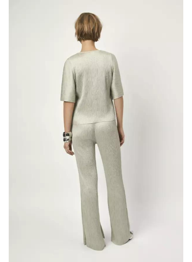 Chazelle Pleated Pants - Matcha