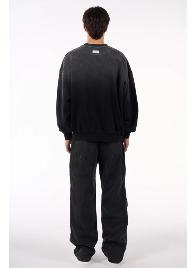 Melchior Garment Dyed Crewneck - Charcoal