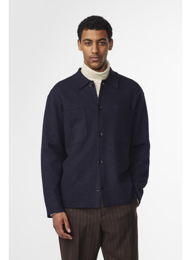 Jonas Overshirt - Navy Blue