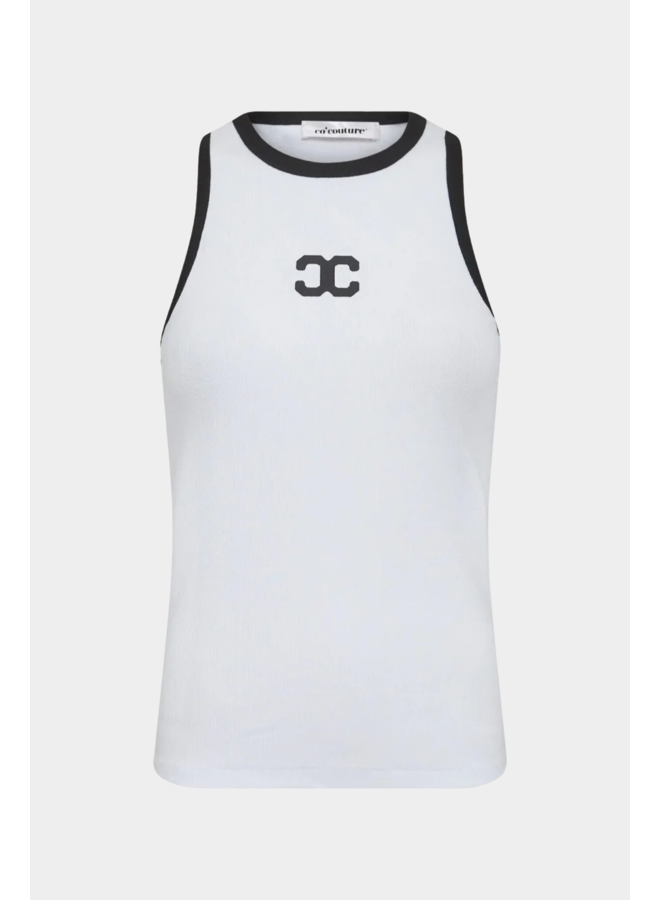 Sahara CC Tank Top - Black/White