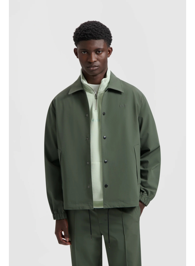 Bonded Ripstop Coach Jacket - Grey Green