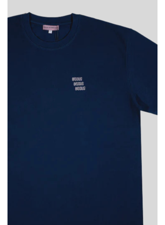 Piquet Basic Tee - Navy