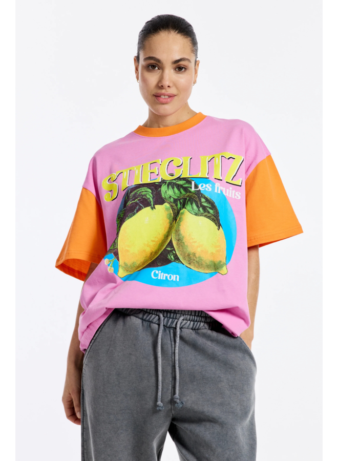 Simone Oversized T-shirt - Pink