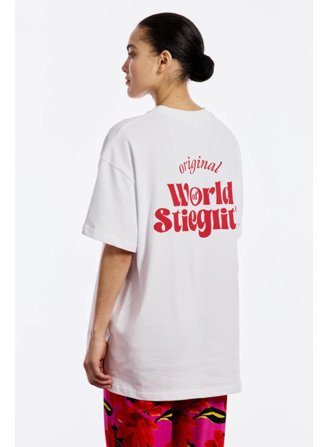 World Of Stieg Oversized T-shirt - White