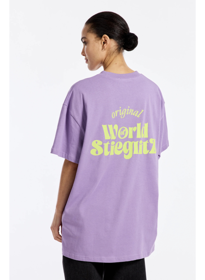 World Of Stieg Oversized T-shirt - Puprle