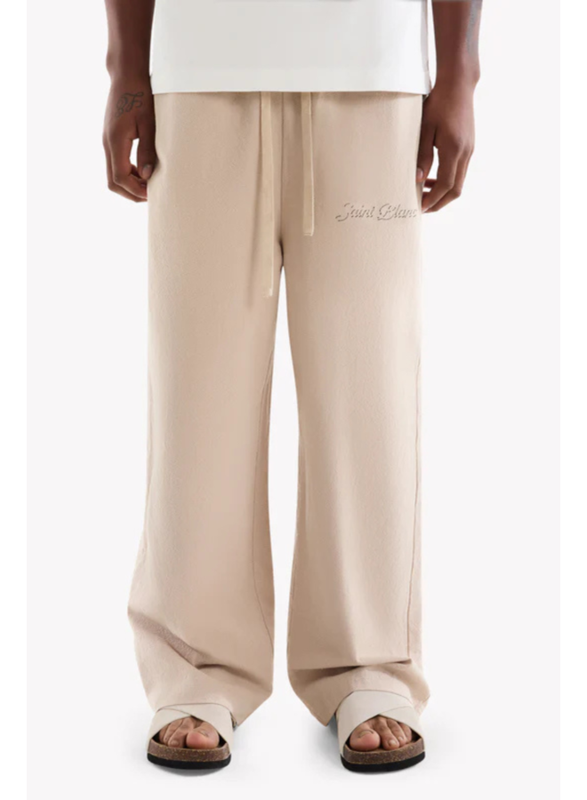 Stitched Linen Pants - Gray Moon