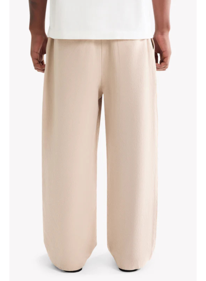 Stitched Linen Pants - Gray Moon