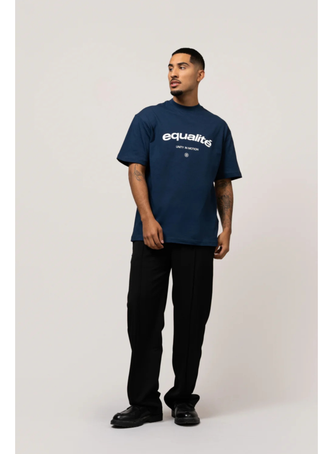 Celeste Boxy Tee - Navy