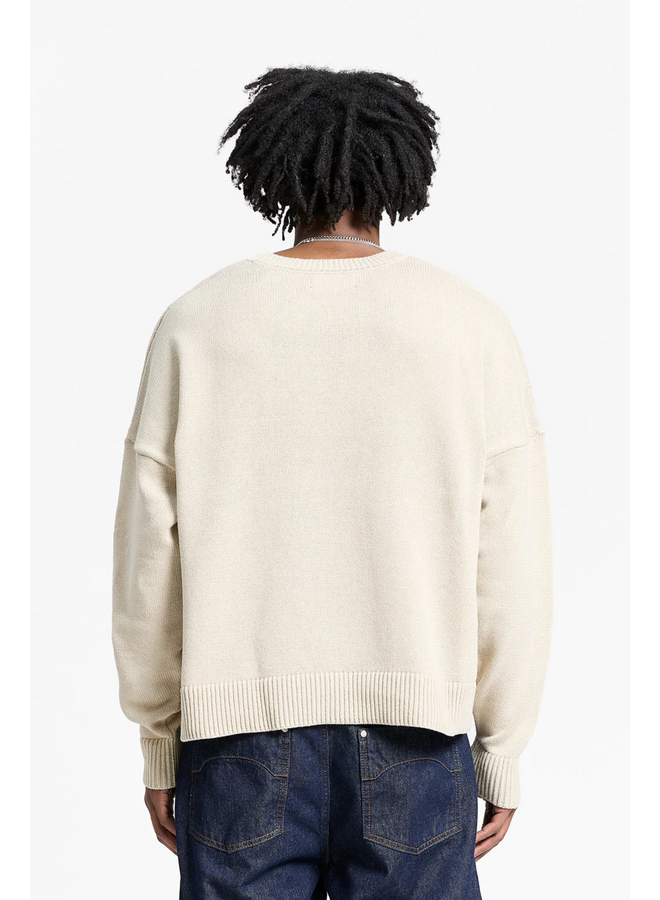 Événie Logo Knit Sweater - Cream