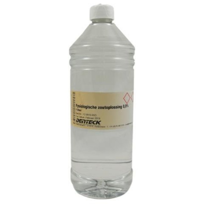 Physiological saline solution 0.9 percent 1 liter