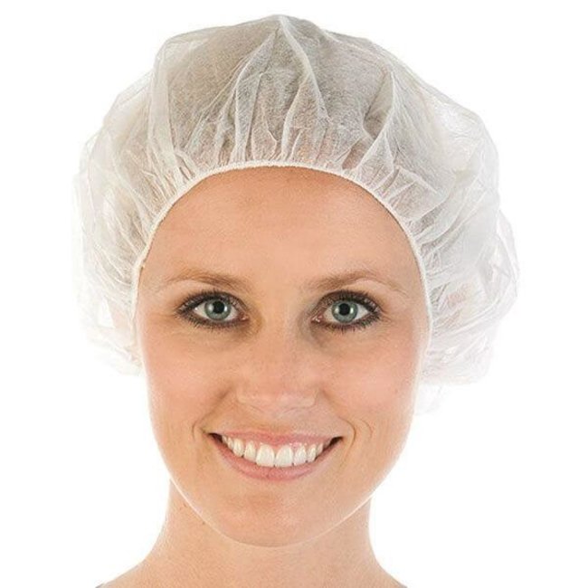 Hair nets white 100 pieces