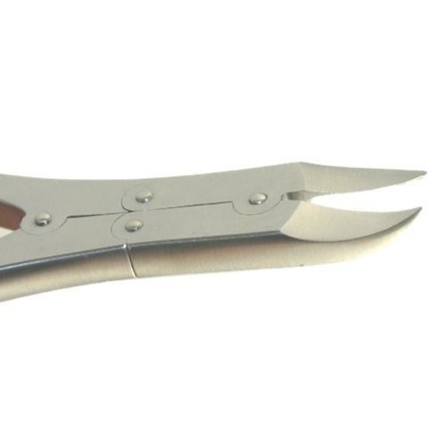 Nageltang dubbele overbrenging gebogen