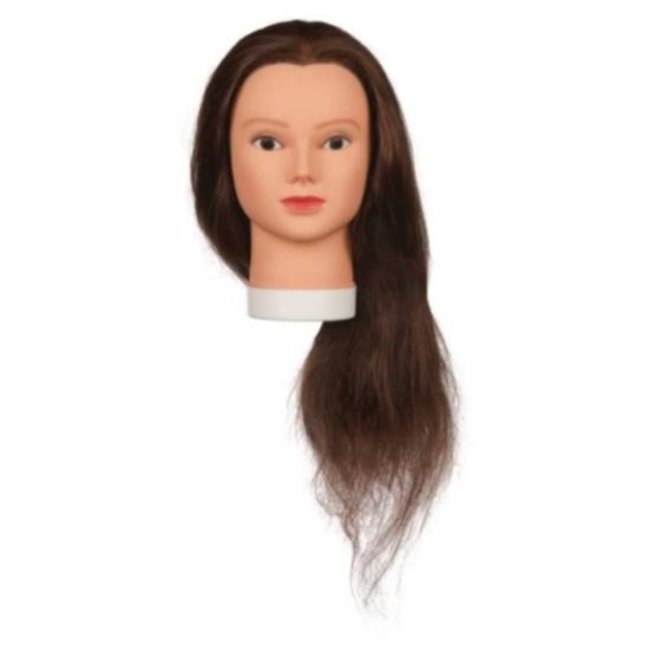 Lady 60 practice head human hair 60cm original