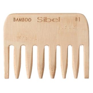 Sinelco Bamboo b1 anti-static wooden afro comb sibel