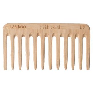 Sinelco Bamboo b2 anti-static wooden afro comb sibel
