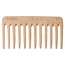 Bamboo b2 anti-static wooden afro comb sibel