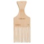 Sinelco Bamboo b4 anti-static wooden afro comb sibel