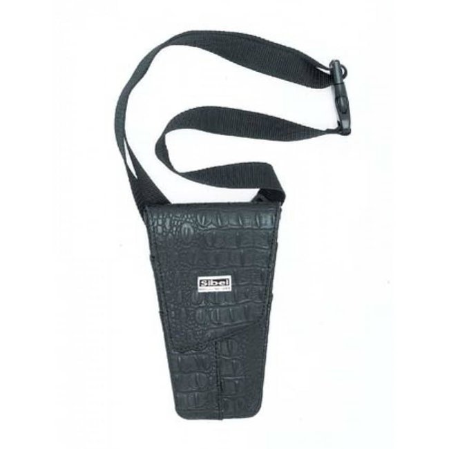 Slim boy 2 black holster in matte croco for 2 scissors sibel