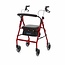 Romed Reliance rollator with seat Red