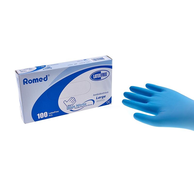Romed Romed Nitrile gloves 100 pieces, foto 2 van 3