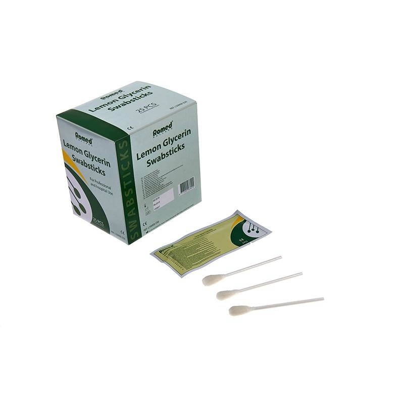 Cotton swabs against a dry mouth Degros